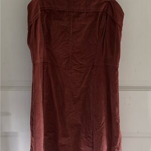 Hollister Burnt Orange Corduroy Dress